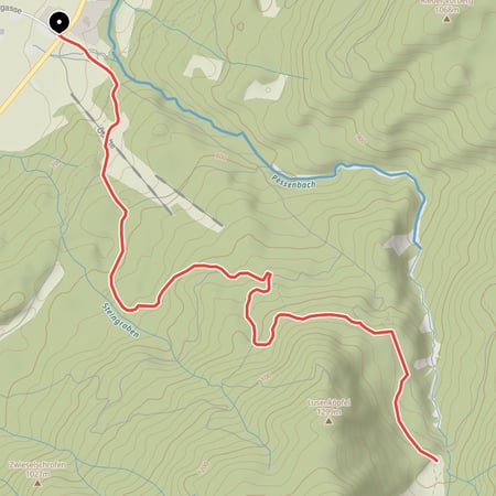 Kurze, stellenweise steil ansteigende Mountainbike-Tour von Pessenbach bei Kochel am See hinauf zur Orterer Alm