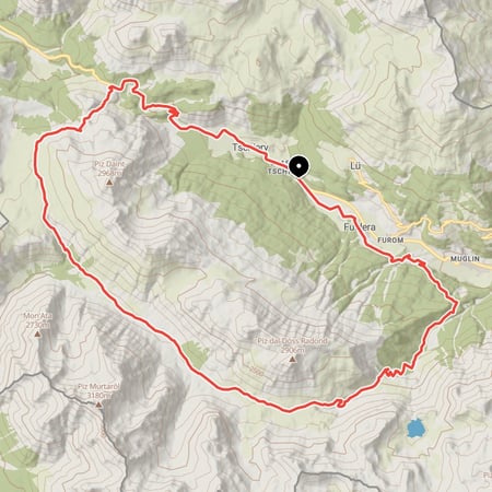 Traumhafte Mountainbike Rundtour von Tschierv im Münstertal durch das wilde Val Mora zur Alp Mora und über den Ofenpass zurück