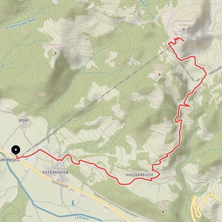 Anspruchsvoller Bike&Hike auf den Wendelstein, beginnend an der Talstation der Wendelstein-Seilbahn