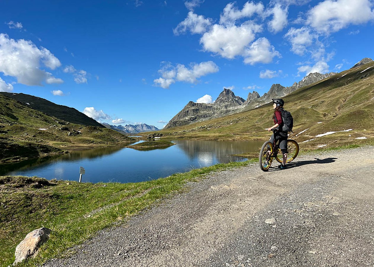 Kurzweilige MTB-Tour vom Stausee Kops über die Verbella Alpe zur Neuen Heilbronner Hütte im Verwall