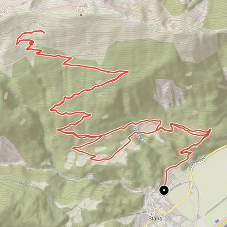 Atemberaubende Montainbike-Tour von Stans in Tirol auf das Stanser Joch im Karwendelgebirge