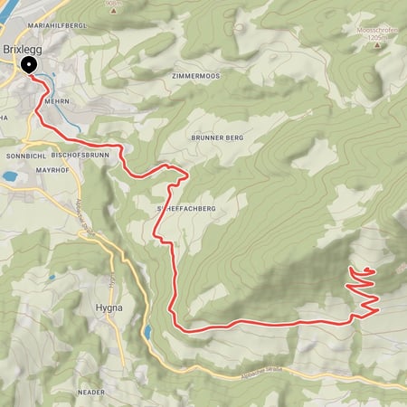 Ausgewogene Bike-Tour von Brixlegg im Inntal über Alpbach zur Bischofer Alm am Fuße der Gratlspitz