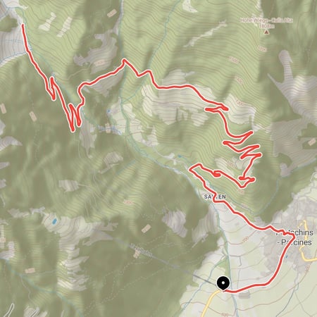 Von Partschins über Salten hinauf zur Schutzhütte Nasereit im Zieltal, einem Hochtal in der Texelgruppe