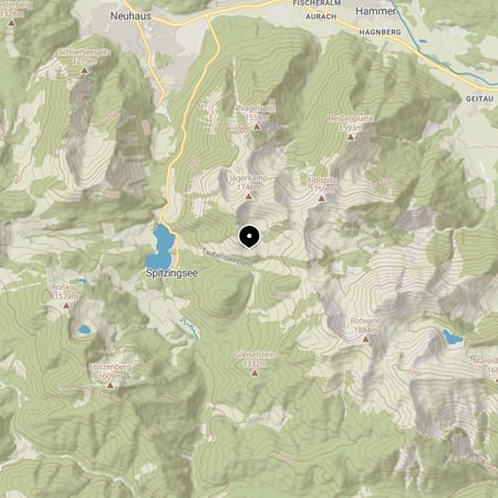 Schönfeldhütte – Kartenausschnitt