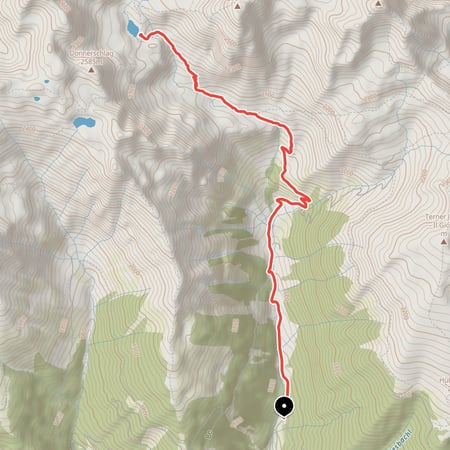 Bike & Hike Tour aus dem Pusterer Winnebachtal bei Terenten hinauf zur Tiefrastenhütte