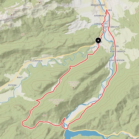 Ausgedehnte Einsteiger-Rundtour von Leger zum Sylvensteinspeicher und durch das idyllische Schronbachtal zurück