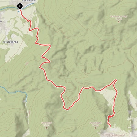 Bike&Hike von Benediktbeuern über die Kohlstatthütte zur Tutzinger Hütte am Fuße der Benediktenwand