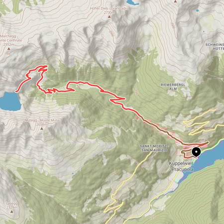 Kurzweilige Mountainbike-Tour vom Zoggler Stausee im Ultental über Steinrast und Kuppelwieser Alm zum Arzkarsee