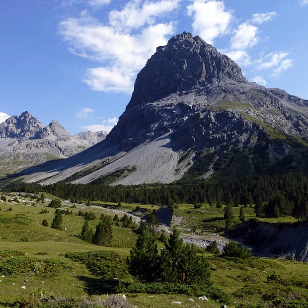Traumhafte Mountainbike Rundtour von Tschierv im Münstertal durch das wilde Val Mora zur Alp Mora und über den Ofenpass zurück