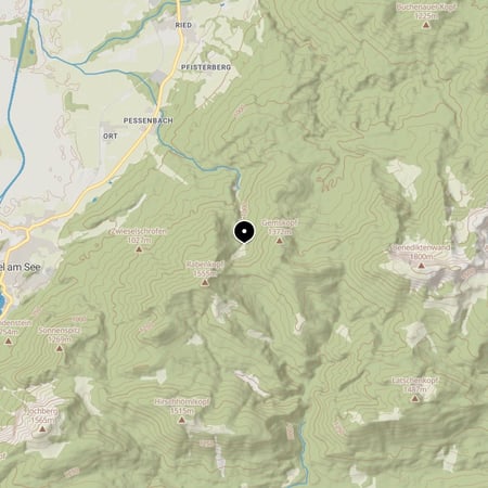 Orterer Alm – Kartenausschnitt