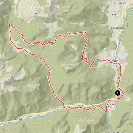 Abwechslungsreiche Mountainbike-Tour mit Trailanteil von Wildbad Kreuth rund um den markanten Leonhardstein