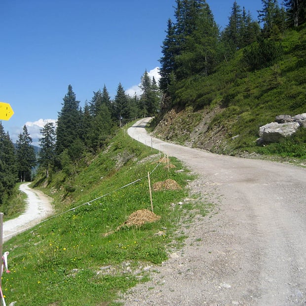 Von Auffach in der Wildschönau über das Berghaus Koglmoos hinauf zur Schatzberg-Alm am Schatzberg
