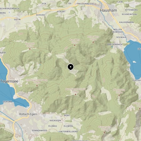 Kreuzbergalm – Kartenausschnitt