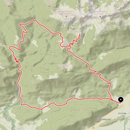 Abwechslungsreiche Mountainbike-Tour von Jachenau Petern über die Tanner Alm zur bewirteten Bichler Alm auf der Südseite der Benediktenwand