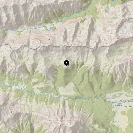 Rotmoosalm – Kartenausschnitt