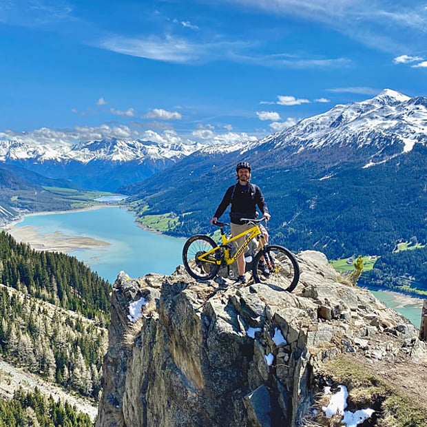 Abwechslungsreiche MTB-Runde von Reschen am See zum Plamortboden mit optionaler Abfahrt über Bunkertrail und Etschtrail