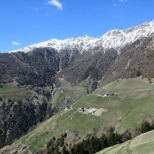 Vinschgau Uphill Klassiker von Kastelbell hinauf in das kleine Bergdorf St. Martin im Kofel am Vinschger Sonnenberg