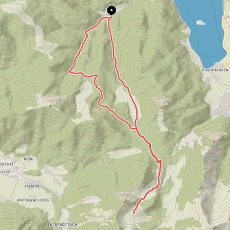 Von Schliersee Hennerer über das Tufftal und vorbei an der Raineralm hinauf zum Bodenschneidhaus