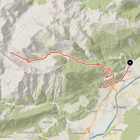 Gewalttour entlang der imposanten Kulisse des Stallentals zur Stallenalm und hinauf zur Lamsenjochhütte