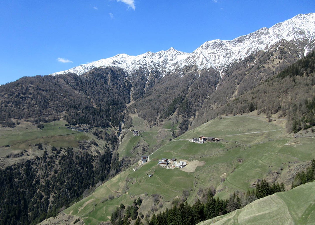 Vinschgau Uphill Klassiker von Kastelbell hinauf in das kleine Bergdorf St. Martin im Kofel am Vinschger Sonnenberg