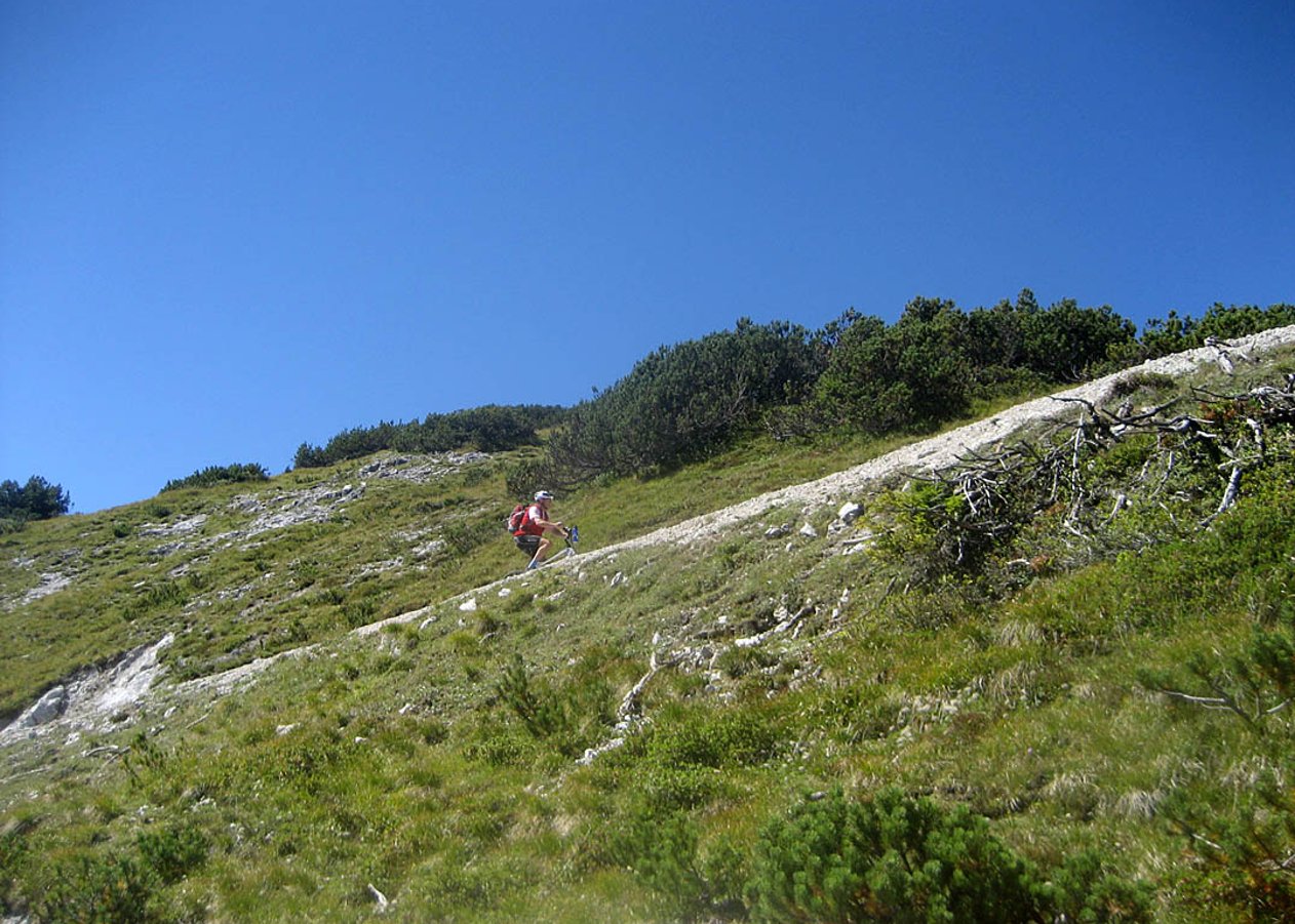 Atemberaubende Montainbike-Tour von Stans in Tirol auf das Stanser Joch im Karwendelgebirge