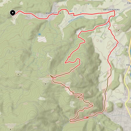 Mountainbike-Rundtour von Marienstein über Steinberg und Schneiderhäusl zur Holzeralm und über den Panoramaweg zurück