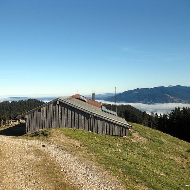 Von Wackersberg Lehen auf den Zwiesel und über die Schnaiteralm weiter zum Blomberg