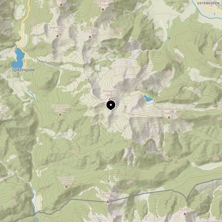 Rotwandhaus – Kartenausschnitt