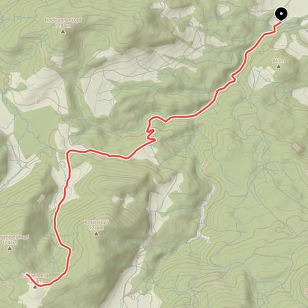 Aussichtssreiche Mountainbike-Tour von Arzbach durch das Längental zur Neulandhütte am Längenberg