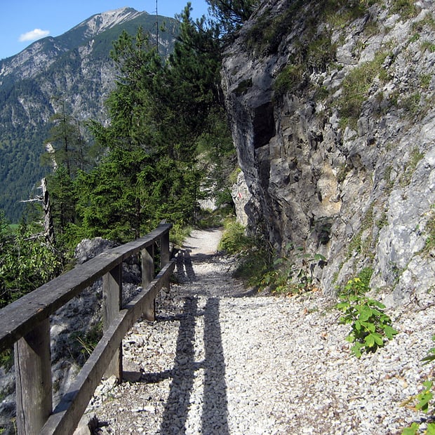 Auf die Bärenbadalm und über schönen Singletrail zurück hinab ins Tal nach Pertisau am Achensee