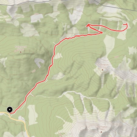 Vom Köglboden zwischen Achenkirch und Steinberg auf die Gufferthütte (Ludwig-Aschenbrenner-Hütte)