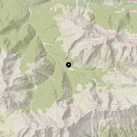 Möslalm – Kartenausschnitt