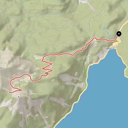 Vom Kesselberg zwischen Kochelsee und Walchensee hinauf zum Herzogstandhaus am Herzogstand