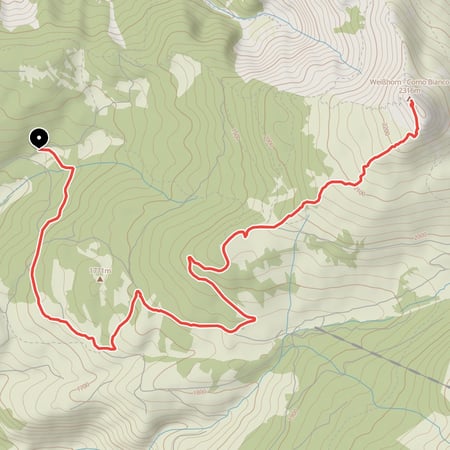 Aussichtsreiche Bike&Hike Tour von Radein über die beliebte und idyllisch gelegene Gurndin-Alm hinauf zum Weisshorn