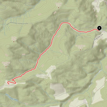 Vom Sonnenbichl bei Bad Wiessee am Tegernsee über das Zeiselbachtal zur beliebten Aueralm am Fockenstein