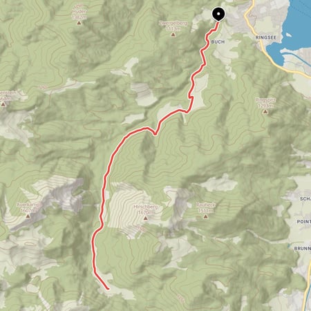 Einsteiger-Tour von der Söllbachklause Bad Wiessee über Bauer in der Au zur Schwarzentenn-Alm