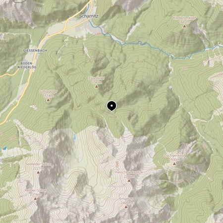 Oberbrunnalm – Kartenausschnitt