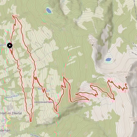 Von Bruck am Ziller über Hansletalmen hinauf zum Wiedersberger Horn auf über zweitausend Meter