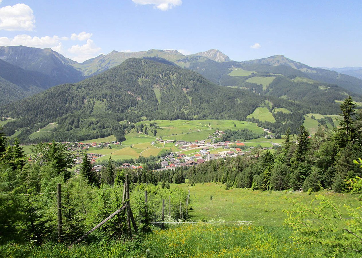Mountainbike-Tour von Achenkirch zur aussichtsreichen Berggaststätte Adlerhorst am Hinterunnütz