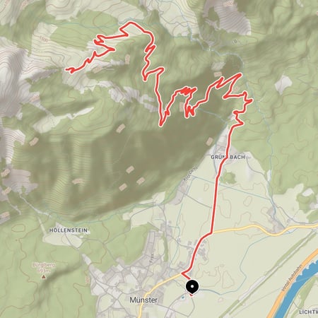 Mit dem Mountainbike von Münster im Tiroler Inntal hinauf zur Bayreuther Hütte im Rofangebirge