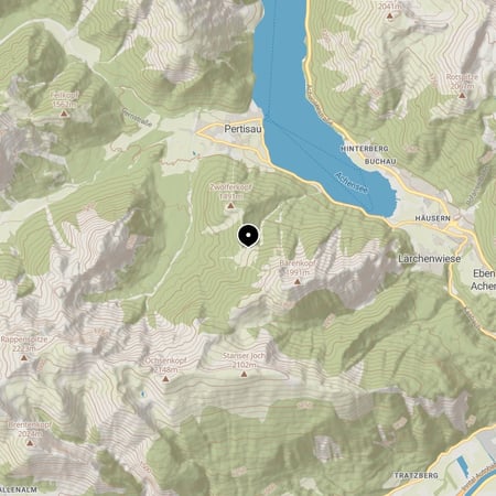 Bärenbadalm – Kartenausschnitt