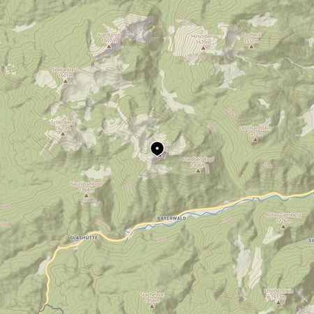 Tegernseer Hütte – Kartenausschnitt