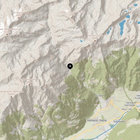 Schutzhütte Nasereit – Kartenausschnitt