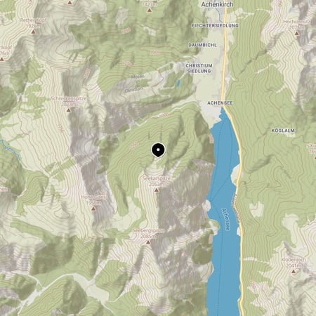 Seekaralm – Kartenausschnitt