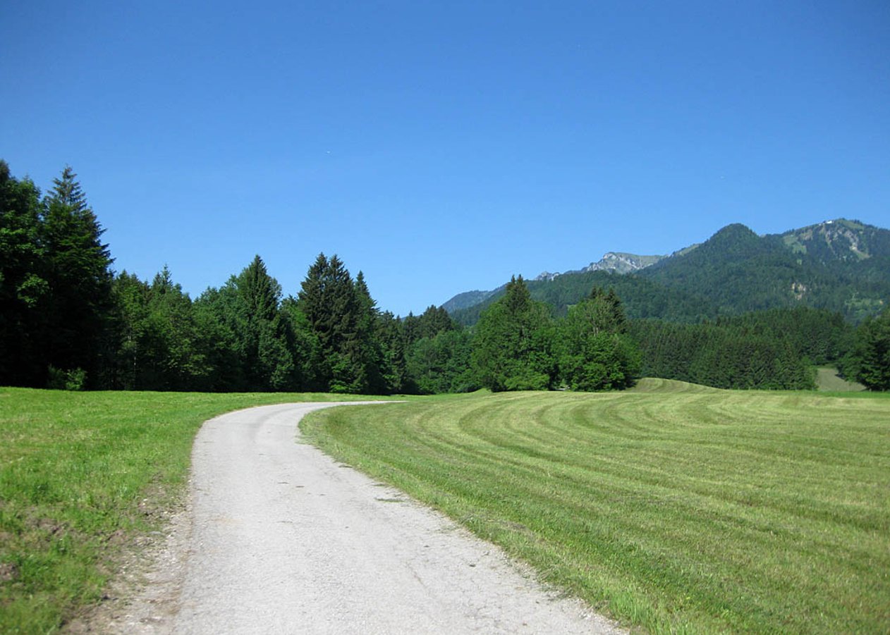 Mountainbike-Tour für Einsteiger von Lenggries Langeneck durch das Schwarzenbachtal zur Rautalm