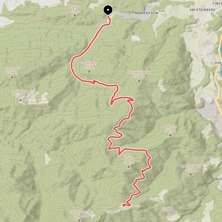 Abwechslungsreiche Bike-Tour von Marienstein über die Bad Wiesseer Höhenstraße hinauf zur Aueralm