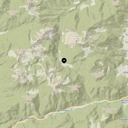 Schwarzentenn-Alm – Kartenausschnitt