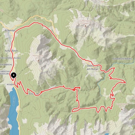 Große Kögljoch-Runde von Achenkirch über Köglalm, Schönjochalm und Enteralm um den Hochunnütz