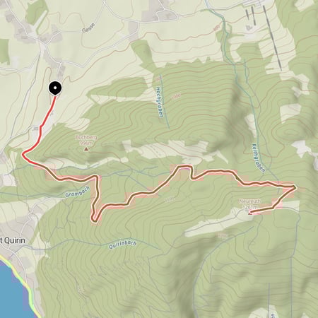 Kurze Mountainbike-Tour vom Ortsteil Gasse der Gemeinde Gmund am Tegernsee auf die Neureuth
