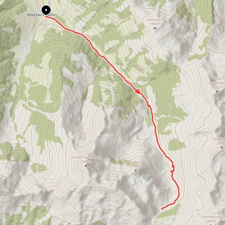 Landschaftlich schöne Mountainbike-Tour von Inneralpbach durch den Lueger Graben zur Steinbergalm